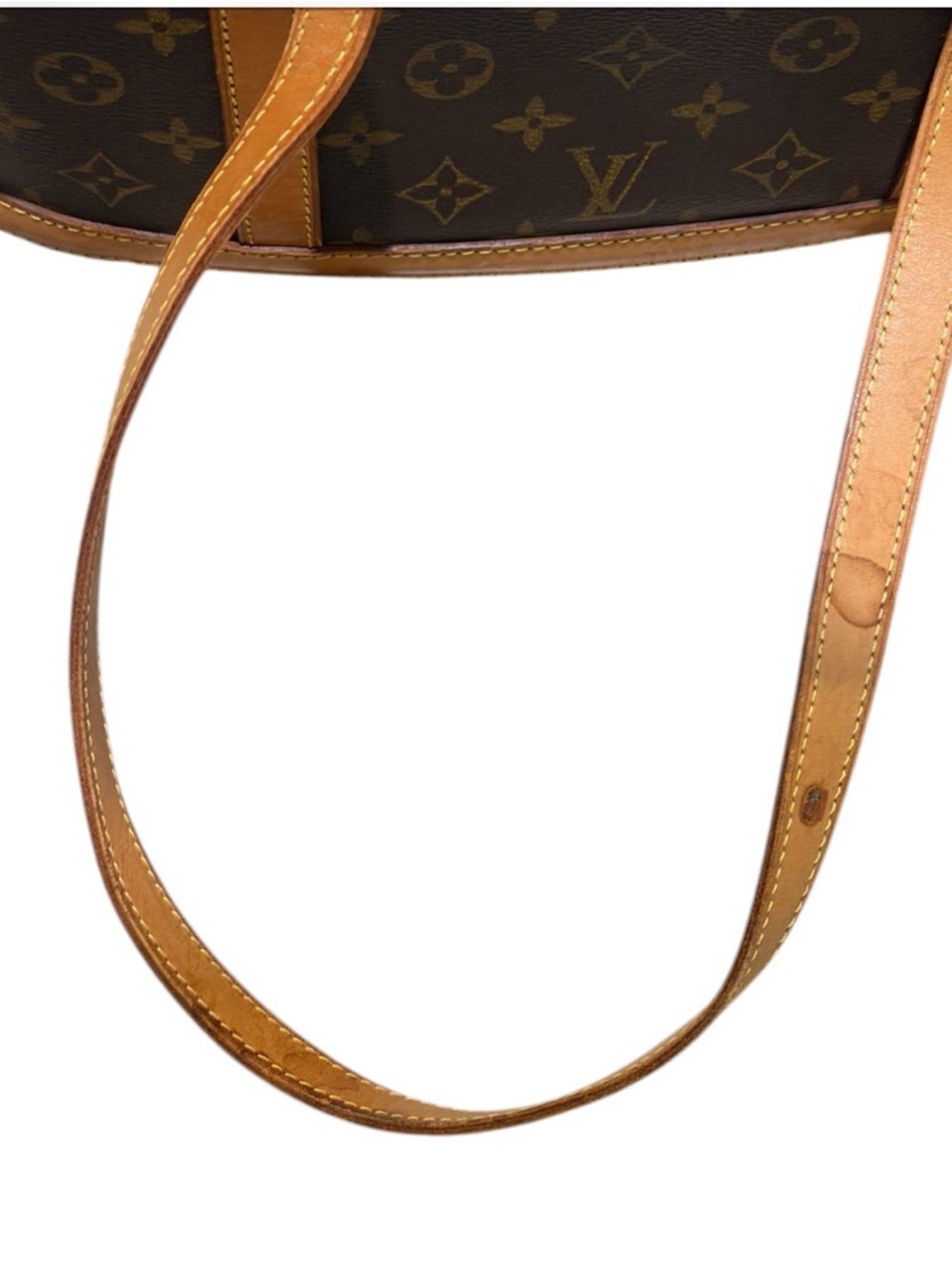 Louis Vuitton Monogram Babylone Canvas  Leather Shoulder Bag. -Preowned As Is - Picture 10 of 13